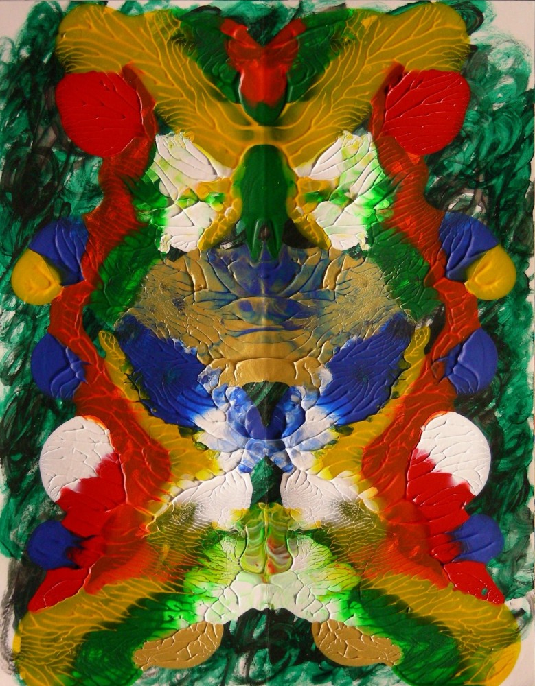 Painting: Rorschach 7, Chaotic (5/6)